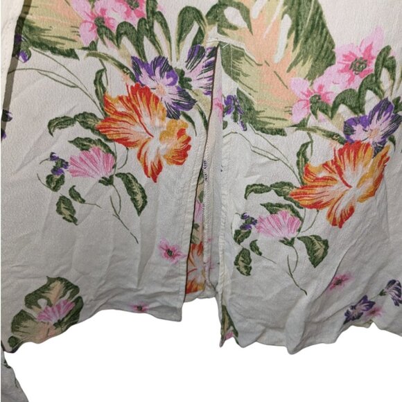 Vero Moda | Kimono Vmbloom 3/4  Moonbeam Bloom Floral Midi Dress | Size: S - Picture 12 of 14